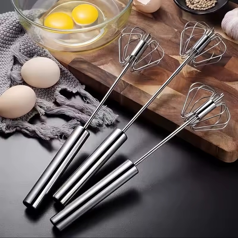 Stainless Steel Hand Whisk Set